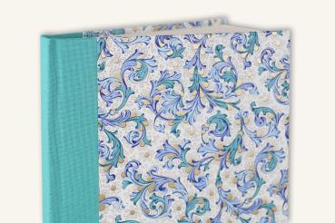 Paperblank cyan gilded with Venetian paper